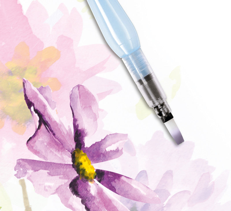 Pentel Wassertankpinsel – Blau, Nylonspitze, Länge 155 mm, 1er-Pack, Füllmenge 10 ml