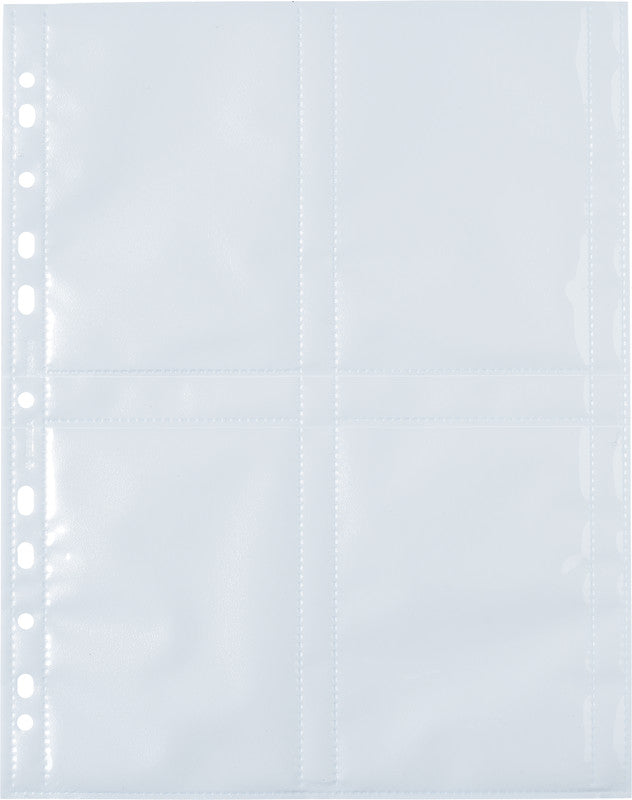 HERMA Sichtmappe 9 × 13 cm – transparent, Kunststoff, glänzend, 10er-Pack