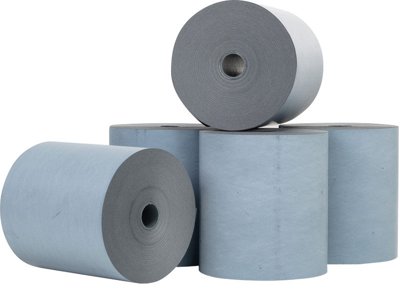 Blue4est Thermorolle Blau 57 mm × 17,5 m, Kern 12 mm, Ø 39 mm