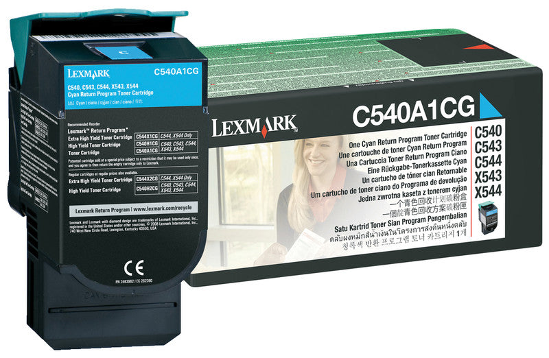 Lexmark Toner – cyan, 1000 Seiten