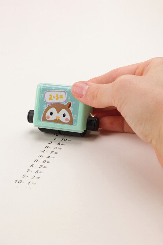 Little Dots – Eule Rollstempel – Rechenrally, Abdruckhöhe 25 mm