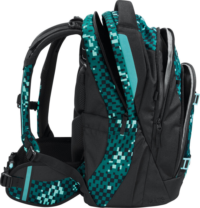 Coocazoo Rucksack Mate – Pixel Blox – 30,0 × 46,0 × 23,0 cm – recycelte Materialien