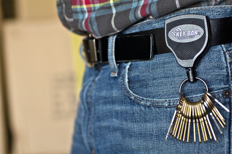 Key-bak Super 48 Schlüsselanhänger – Kunststoff, L 190 mm, schwarz