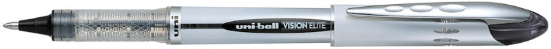 Uni-Ball Roller Vision Elite – Tintenroller, wasserfest, mit Kappe, 0,6 mm, schwarz