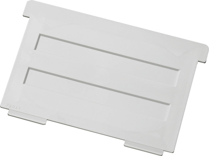 Helit Schwenkplatte A6 quer, lichtgrau, Kunststoff – 1 Stück – für H62122 und H62136