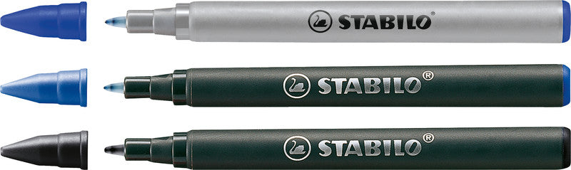 STABILO EASYoriginal Start Tintenrollerpatronen – Blau, 0,5 mm, geruchsarm, 20 Stk.