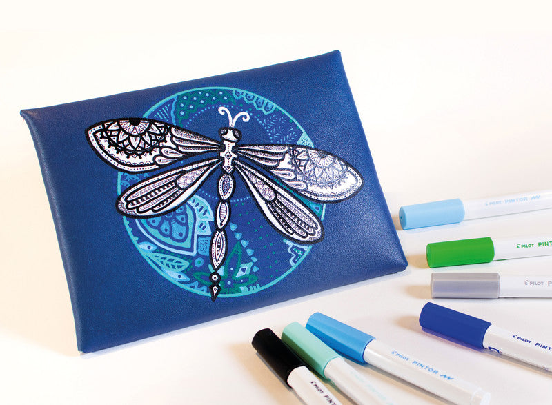 Pilot Kreativ-/Pigmentmarker – Hellblau, lichtbeständig, geruchsarm – für viele Oberflächen