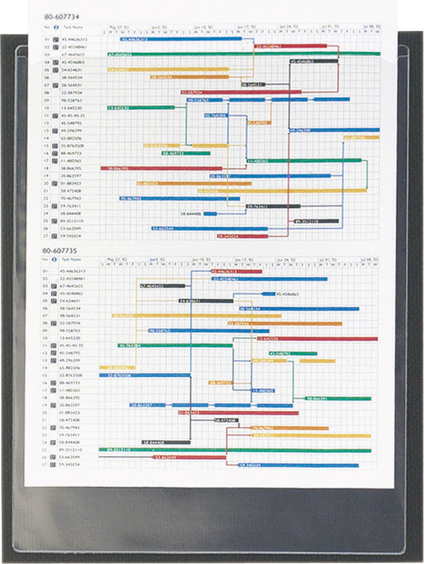 Djois Sichtmappe A4 – transparent, Kunststoff, glänzend, 110 µm, 10er-Pack
