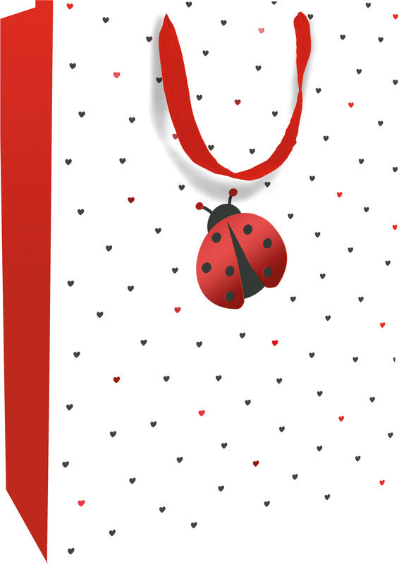 Braun + company Tragetasche First Season – Little Ladybird – Heissfolienprägung – 260 × 360 × 130 mm