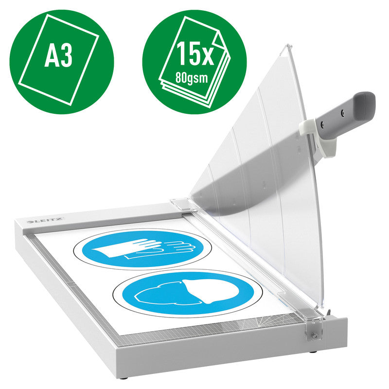 Leitz Hebel-Schneidemaschine Precision Office A3 – 420 mm, bis A3, 15 Blatt