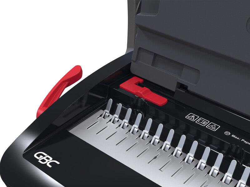 GBC CombBind CB15 Stanz- und Bindemaschine – Plastikbindung, für 21-Loch, A4, bis 15 Blatt