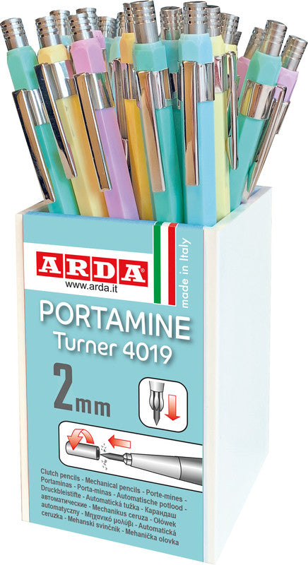 Arda Turner 4019 Fallminenstift – 2 mm, B, mit Spitzer, sortiert