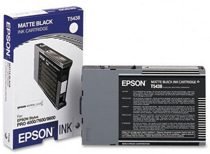 Epson Tintenpatrone T5438, Schwarz, 110 ml – für Inkjetdrucker und Multifunktionsgeräte
