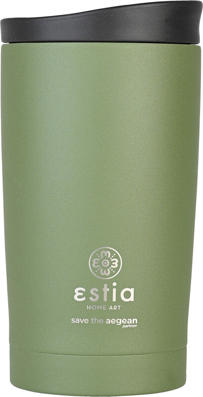 Estia Thermobecher – 3,5 dl – Edelstahl, isoliert, Schraubverschluss – Forest Spirit