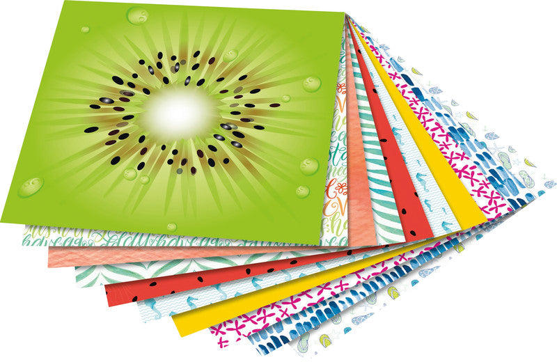Folia Faltblätter – 150 × 150 mm – 80 g/m² – sortiert – 50 Blatt