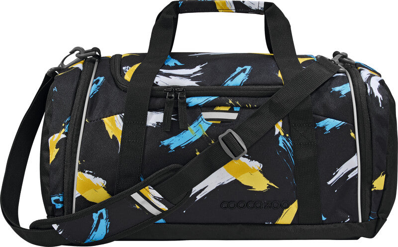 Coocazoo Sporttasche – 20 l, Motiv Crazy Artnight, mit Schultergurt, wasserabweisend, 40 × 24 × 23 cm