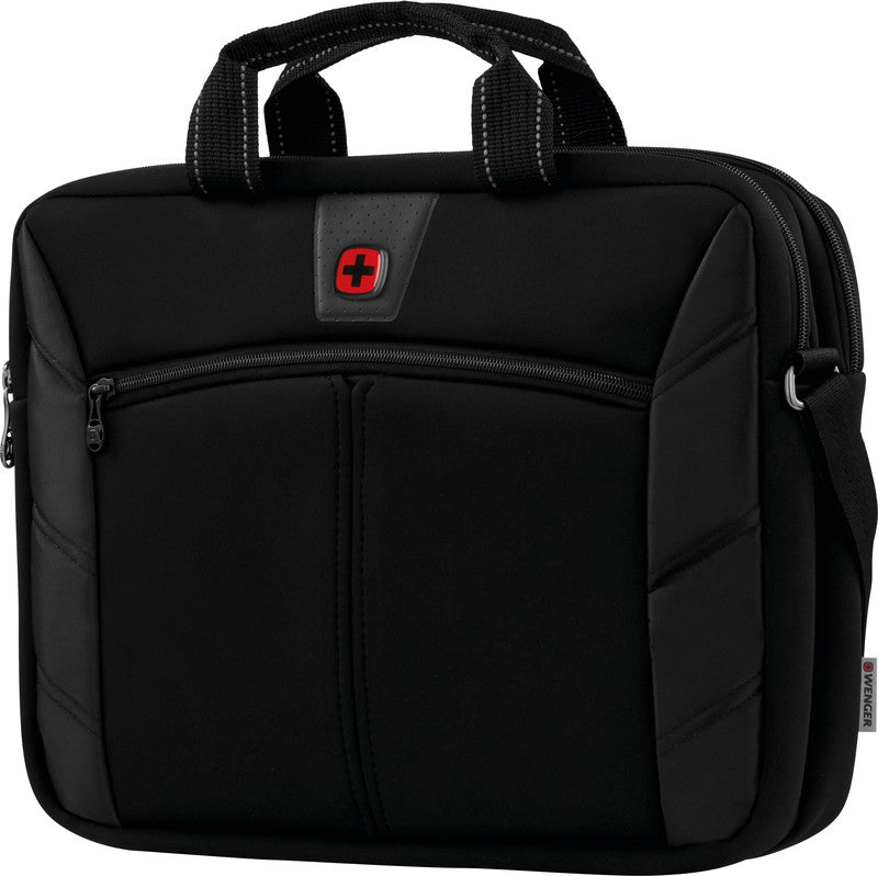 Wenger/SwissGear Wenger Sherpa Notebook-Tasche – für Notebooks bis 16", 8 l, Aufsteckfunktion, Polyester, schwarz