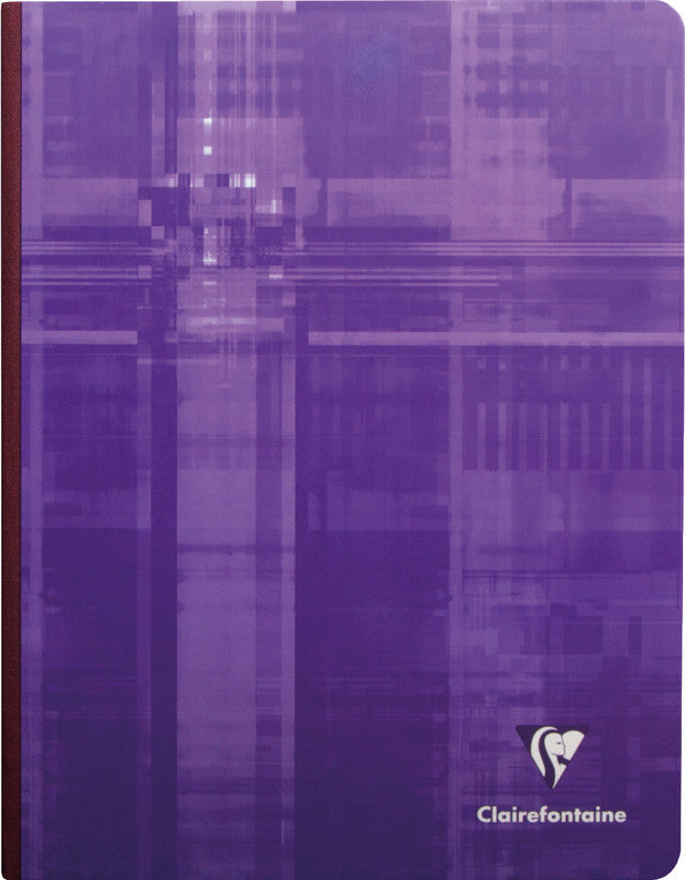 Clairefontaine Notizheft, 170 × 220 mm, kariert, Leinenrücken, 192 Seiten, 90 g/m² – sortiert