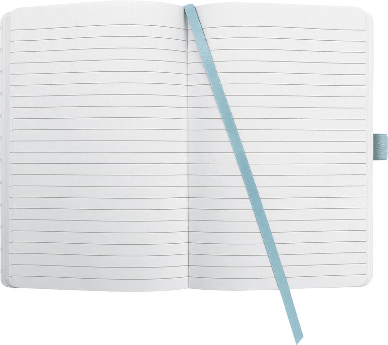 Sigel Notizbuch, A6, liniert, Fadenheftung, 174 Seiten, perforiert, 80 g/m² – blau