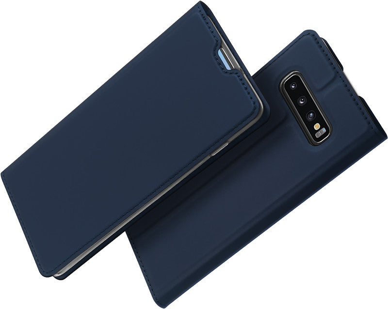 Dux Ducis Booklet-Hülle Skin Pro – für Samsung Galaxy S10+ – dunkelblau – mit Kartenfach, Magnetverschluss