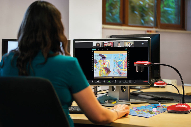 Lumens PC193 – Visualizer (Dokumentenkamera) – Full HD, 20× optischer Zoom, HDMI, USB 2.0, integriertes Mikrofon
