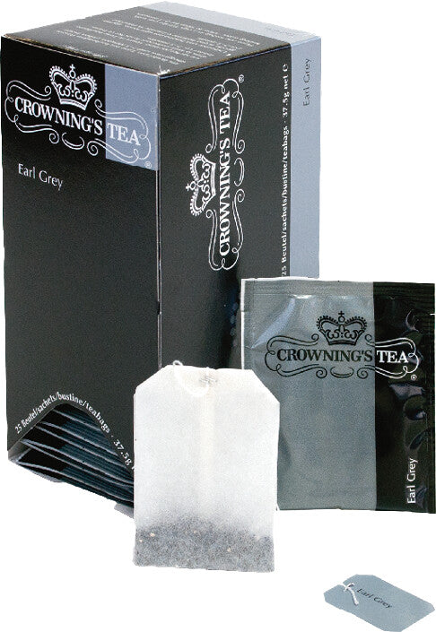 Crowning’s Tea Crowning's Tea – Earl Grey – Teebeutel, Schwarztee – 25 Beutel