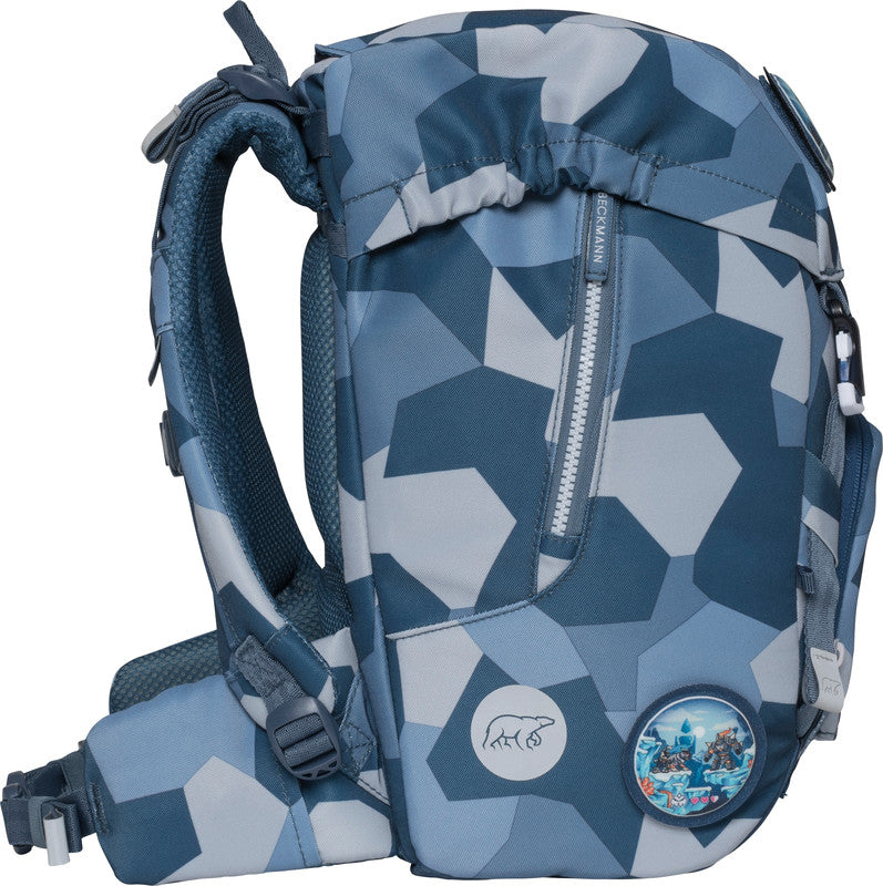 Beckmann Classic Schulrucksack – Tiger Race – 24,0×37,0×25,0 cm – recyclingfähig