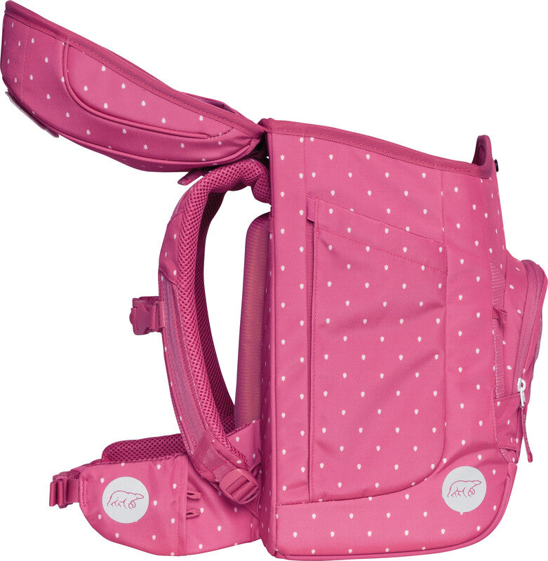 Beckmann Schulrucksack Plus Air – Strawberry – 28,0×40,5×23,0 cm – 20 l – Recycelte Materialien
