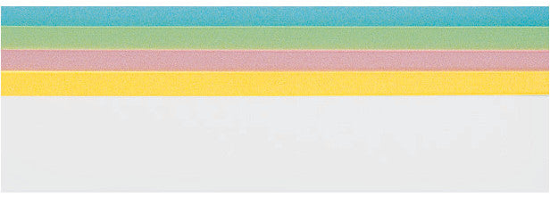 Legamaster Moderationskarten – für 100 × 460 mm quer – Papier, sortiert