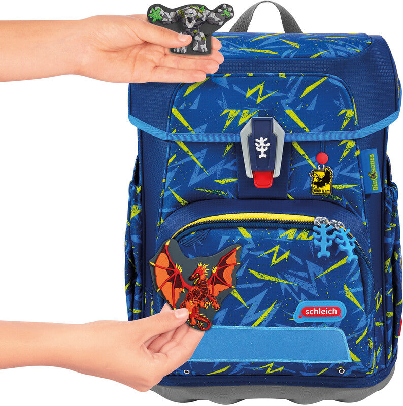 Step by Step Schulrucksack-Set Cloud – 5-teilig – Triceratops – Recycelte Materialien