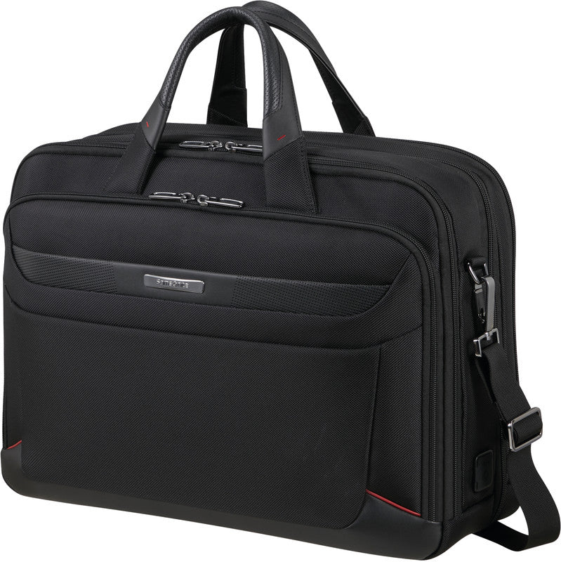 Samsonite Pro-DLX 6 Notebook-Tasche – 24,5/31 l, wasserabweisend, RFID-Fach, Nylon, schwarz