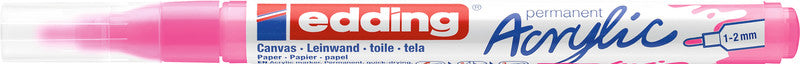 Edding Acrylmarker für Acrylbilder – Neonpink