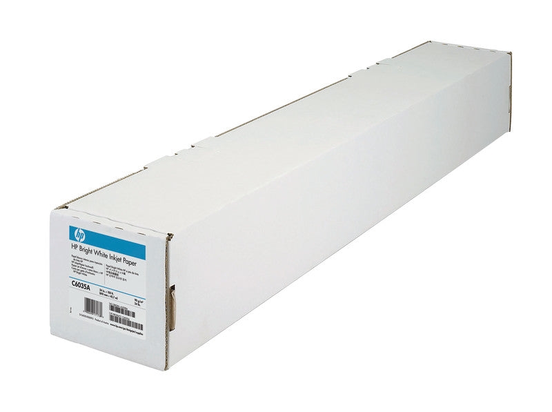 HP Mattes Inkjetpapier – 24" × 45,7 m, 90 g/m², Hochweiss – für HP DesignJet 430, 330, 450C und andere