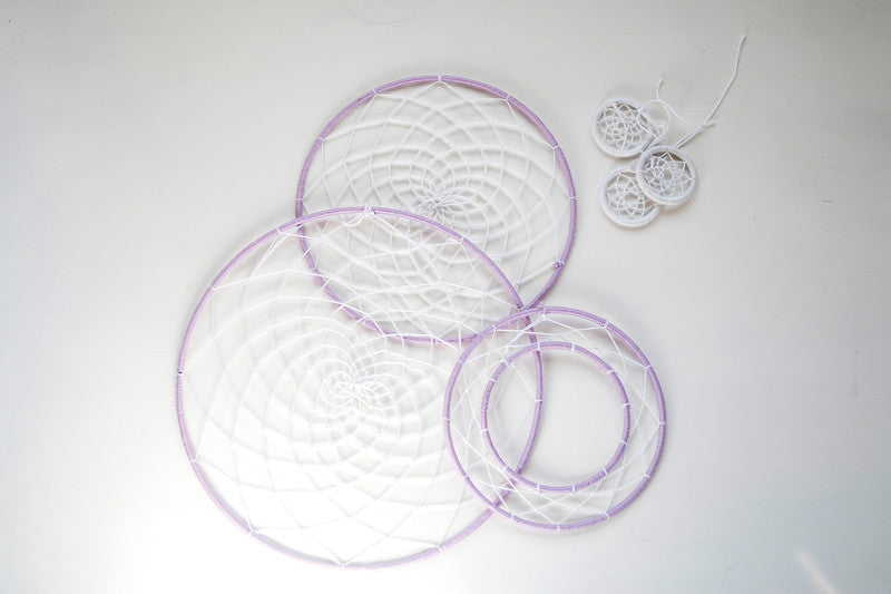 Deko-Ring, Metall, Weiss, Ø 100 mm