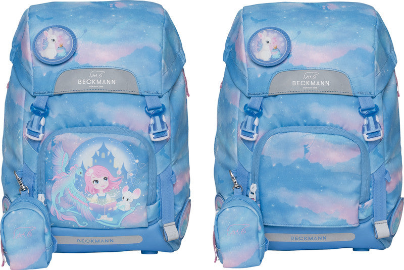 Beckmann Classic Schulrucksack – Fairytale – 22 l – 24,0×37,0×25,0 cm – 100% rPET
