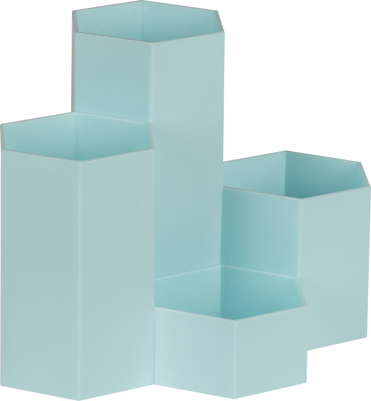 Wedo Schreibgeräteköcher – Kunststoff, türkis, 160 × 120 mm