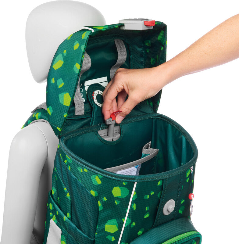 Step by Step Schulrucksack-Set Fit – 5-teilig – Dino Targo – umweltfreundliche Verpackung