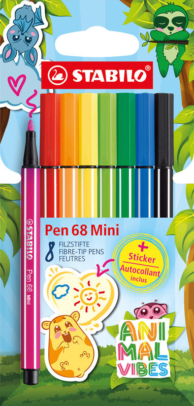 STABILO Filzstifte, Strichbreite 1 mm, 8 Farben