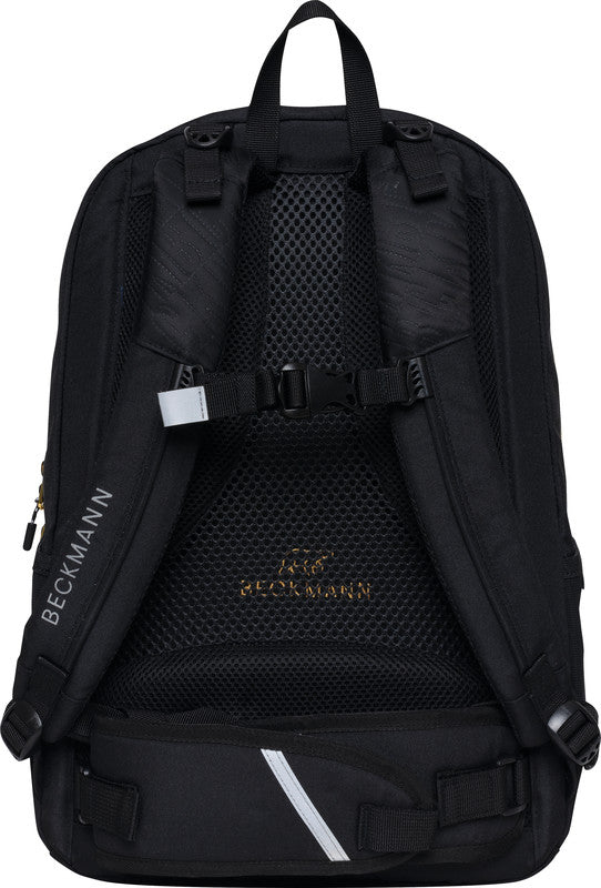 Beckmann Junior Sport Rucksack – Schwarz Gold – aus recycelten PET-Flaschen (rPET)