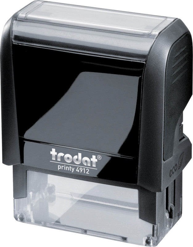 Trodat Motivstempel Printy 4912 – Motiv: individuell (Gutschein), selbstfärbend, Kunststoff, 47 × 18 mm