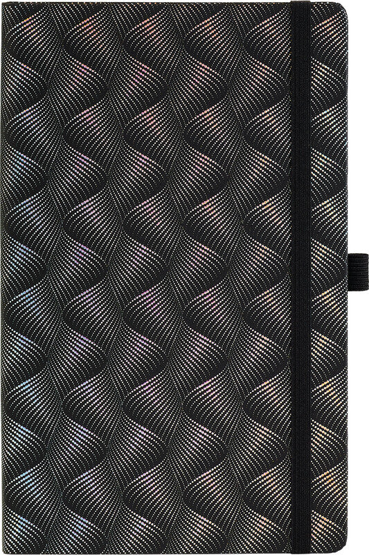 Castelli Notizbuch – A5 – liniert – 192 Seiten – 80 g/m² – gebunden, Gummiband, Stiftschlaufe, mehrfarbig