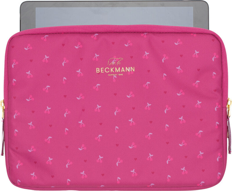 Beckmann Notebook-Schutzhülle – für Tablets bis 12,9", recyceltes PET (rPET), Cherry