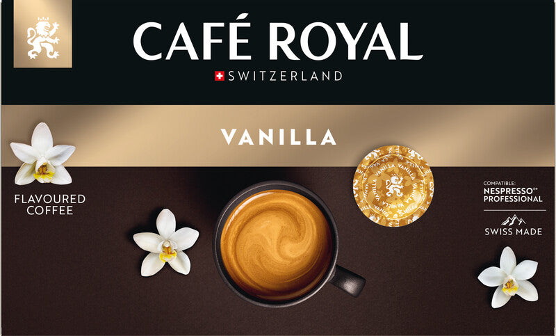 Café Royal Kaffeepads Vanille – für Nespresso Professional & Café Royal Professional – 50 Pads