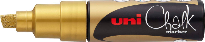 Uni-Ball Kreidemarker – Keilspitze, 8 mm – Gold