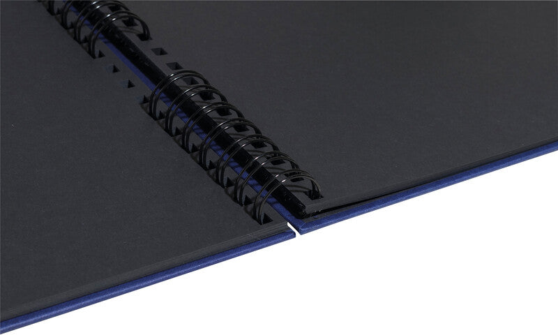 Exacompta Fotoalbum – Blau, mit Spiralbindung, Karton, 320 × 220 mm