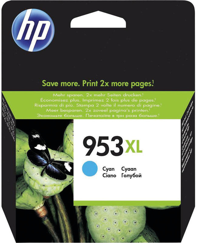HP Tintenpatrone 953XL, cyan, 1'450 Seiten – für Tintenstrahldrucker/Multifunktionsgeräte