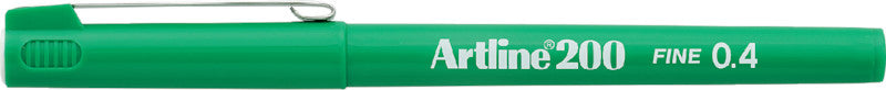 Artline 200 Fineliner 0,4 mm – grün