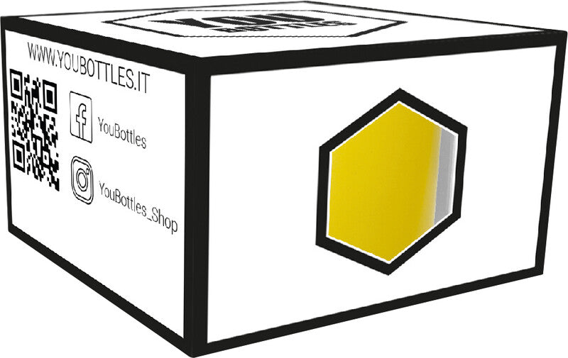 Youbottles Ersatzdeckel für Trinkflasche Dual – Edelstahl, Schraubverschluss, auslaufsicher – Pastellgelb