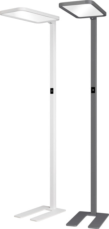 Hansa Saphir Stehleuchte – 4000 K Neutralweiss, Dimmbar, mit Bewegungs- & Tageslichtsensor, 3700 lm, Anthrazit