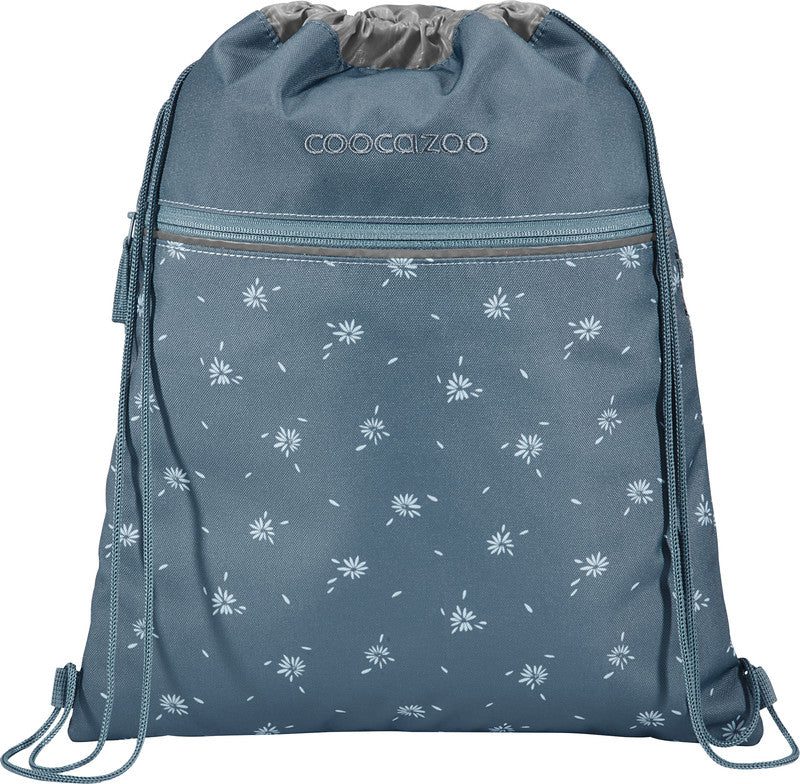 Coocazoo Sportbeutel – 10 l, Motiv Bloomy Daisy, wasserabweisend, 34 × 43 cm